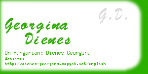 georgina dienes business card